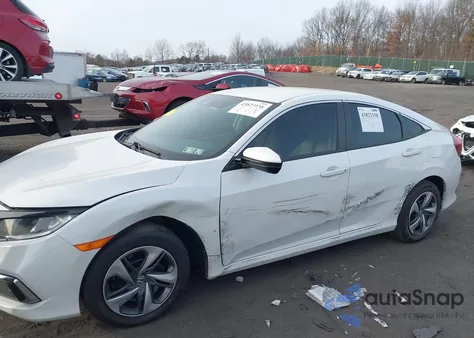 2020 Honda Civic Lx из США, поврежденный, VIN 2HGFC2F61LH560877